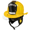 Cairns N6A Sam Houston -  Leather Fire Helmet With NFPA Compliant Bourke