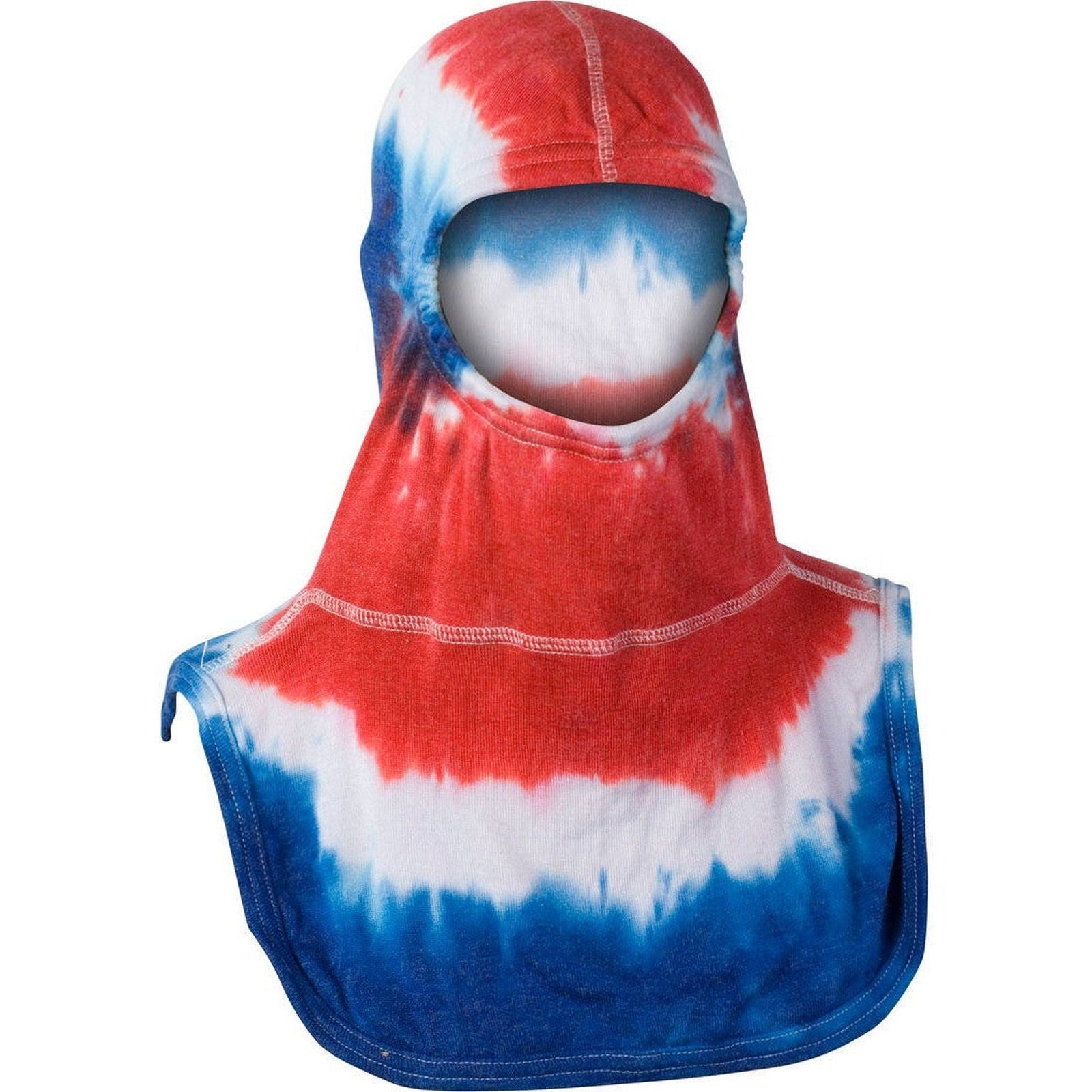 Majestic Fire Apparel Tie-Dye Red White & Blue Hood