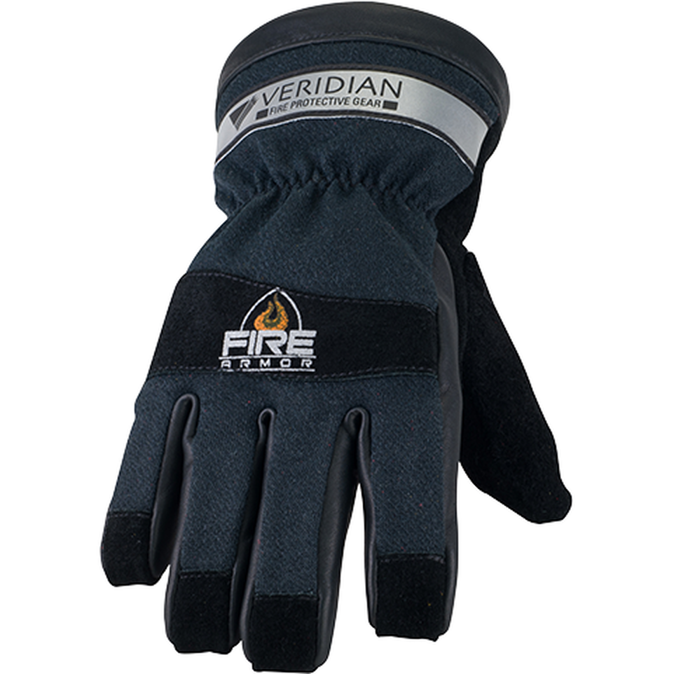 Veridian Fire Armor Leather Fire Glove